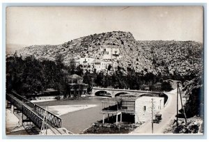 c1920's Birds Eye View Bridges Dog River Beirut Lebanon RPPC Photo Postcard 