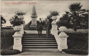 PC NEW ZEALAND, QUEEN'S STATUE, ALBERT PARK, AUCKLAND, (B41550)