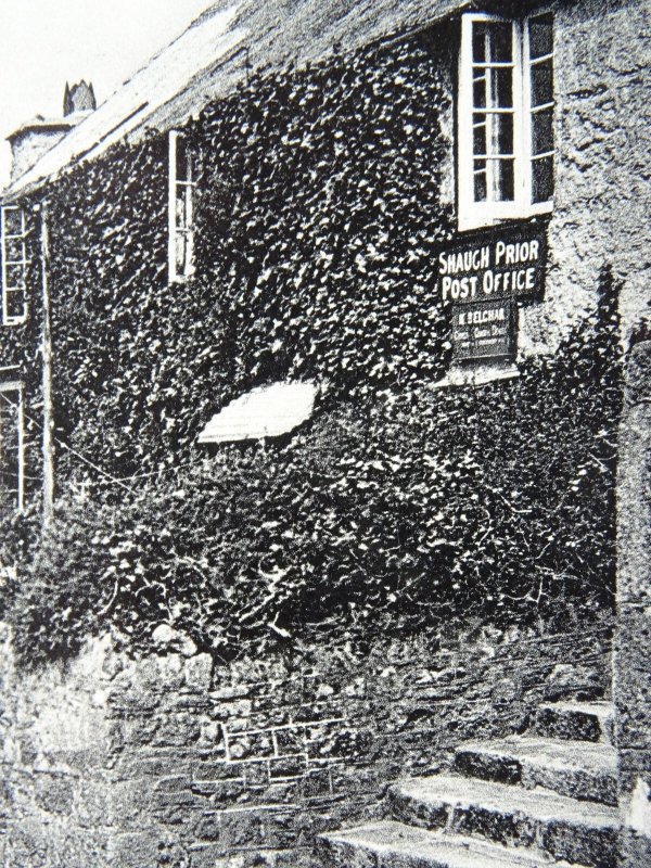 Devon SHAUGH PRIOR Village Post Office showing LYONS TEA ROOMS - Old Postcard
