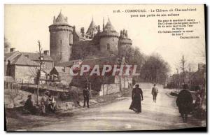 Old Postcard Chateau Combourg and Chateaubriand
