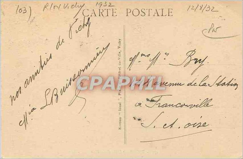 Postcard Vichy Old Town Hotel