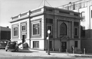 1940s Prescott Arizona City Hall Public Library Cook RPPC Postcard 25-12206