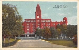 Clifton Springs New York The Sanitarium Antique Postcard J54312