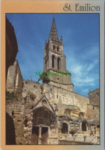 France Postcard-Saint-Emilion,Gironde -Le Clocher Et L'Eglise Monolithe RR11057