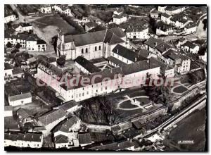 Postcard Modern Slolignac (Haute Vienne) Abbey Aerial view