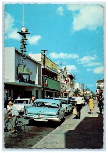 c1960's Main Street Oranjestad Aruba, Netherland Antilles Postcard