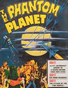 The Phantom Planet Sci Fi B-Movie Poster Film Art Postcard