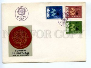 417818 PORTUGAL 1965 year First Day COVER EUROPA CEPT set FDC