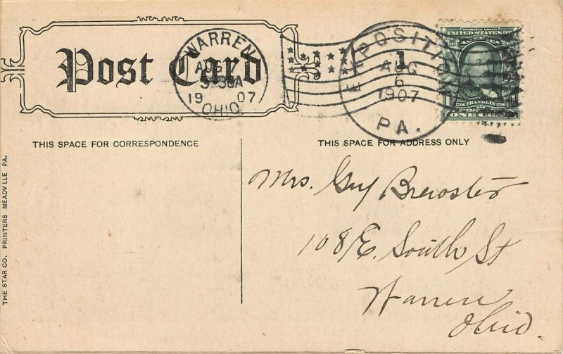 LP70 Exposition Park Pennsylvania Postcard 