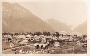 RPPC: Valdez, Alaska, Mint (writing on back) (61567)