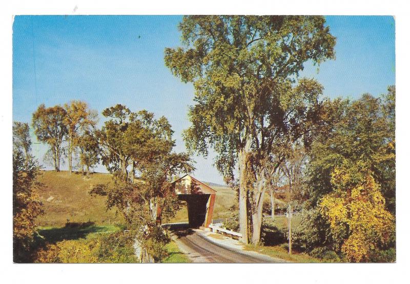 3 Vermont Covered Bridges Pittsford Chiselville Bennington Vintage Postcards