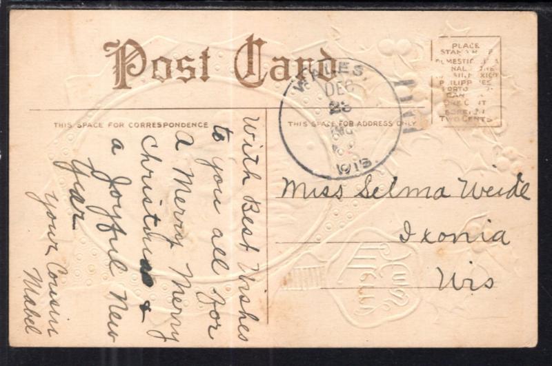 Merry Christmas Santa Holly