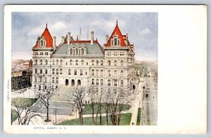 State Capitol, Albany New York, Antique Private Mailing Card, Local Publisher