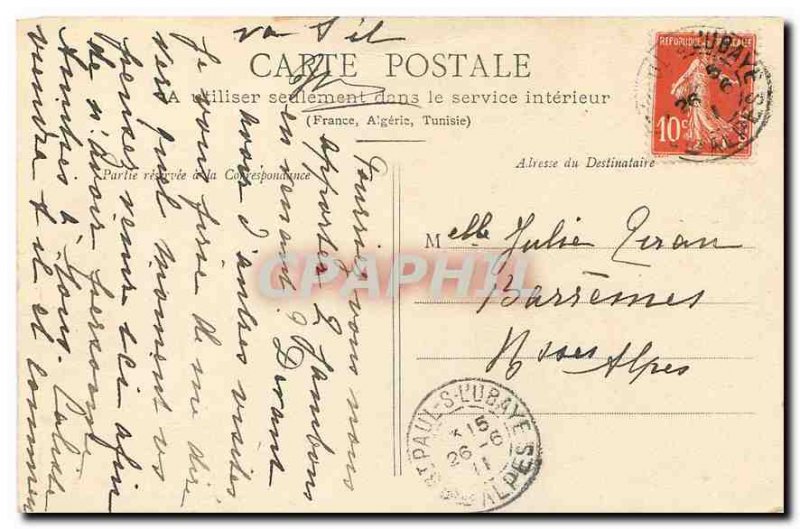 Old Postcard Aix les Bains Fall of Sierroz