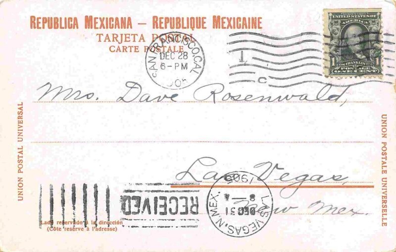 Banderilleros Bullfight Mexico 1905 postcard