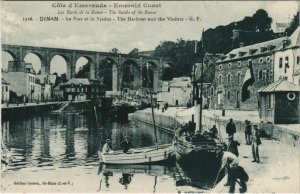 CPA DINAN Le Port et le Viaduc (1165387)