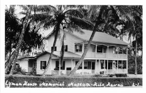H14/ Hilo Hawaii Real Photo RPPC Postcard c1950s Lyman House Memorial