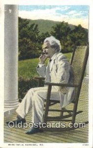 Mark Twain Author & Poets Unused very small paint chip on front
