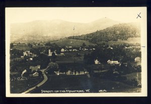 Dorset, Vermont/VT Photo Postcard, View Of Community