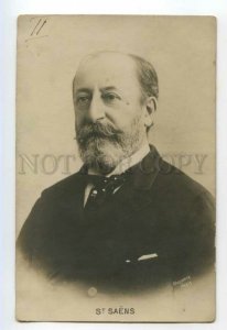 491573 Camille SAINT-SAENS French COMPOSER Vintage PHOTO postcard REUTLINGER