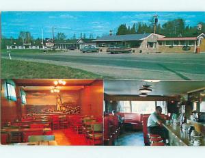 Unused Pre-1980 OLD CARS & LIGHT'S MOTEL & RESTAURANT Searsport Maine ME u5023