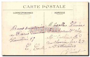 Old Postcard Boulogne At the foot of the piers at low tide