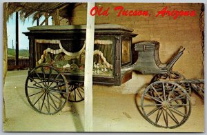 Old Tucson Arizona 1960s Postcard Burial Coach