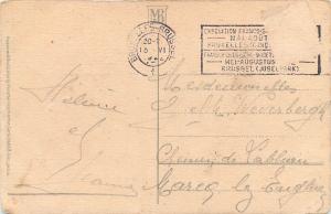 C. Klein roses flowers fantasy artist signed postcard