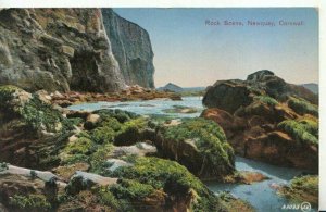 Cornwall Postcard - Rock Scene - Newquay - Ref TZ6396