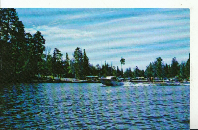 Canada Postcard - Boat Deck at Temagami Provincial Park - Ontario - Ref 16553A