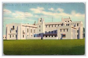 Dona Ana County Courthouse Las Cruces New Mexico NM Linen Postcard V13