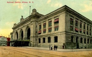 NY - Albany. Railroad Station