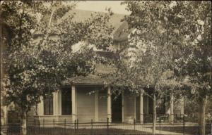 Kalispell MT Home c1910 Real Photo Postcard