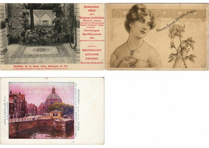 CPA PUBLICITÉ RECLAM ADVERTISING COLLECTION 450 Cartes Postales (L3711)