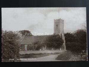 Suffolk DUNWICH CHURCH - Old RP Postcard by Suitall D20P