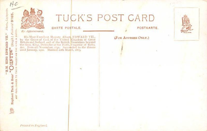 His Majesty King Edward VII Unused 