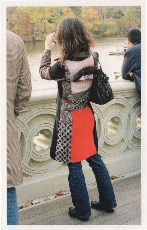 Bryant Park New York USA Lady Camera Third Eye Jacket Postcard