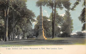 Soldiers And Sailors Monument Park New London, Connecticut CT