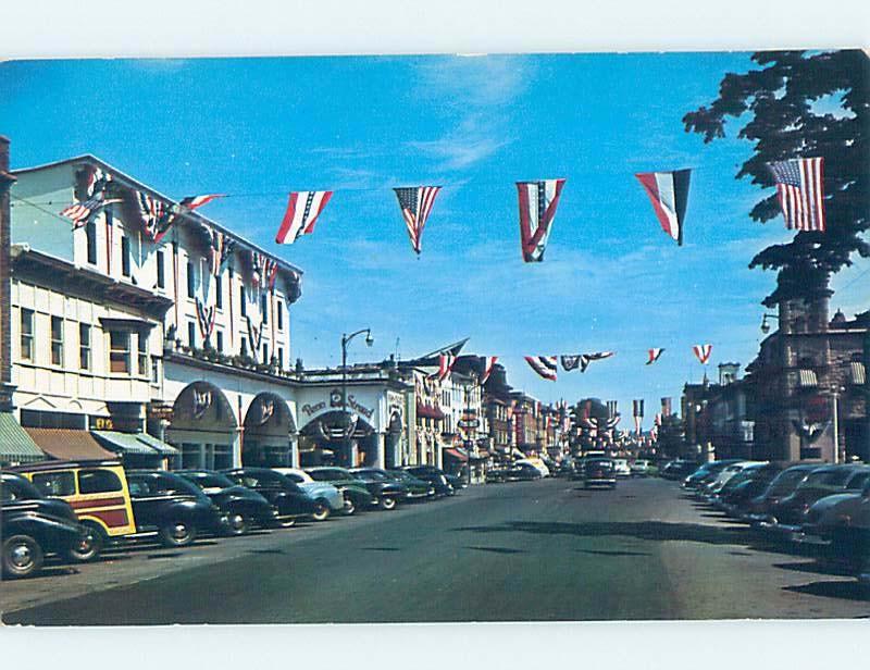 Pre-1980 SHOPS ALONG STREET Stroudsburg In Poconos - Near Scranton PA G4769