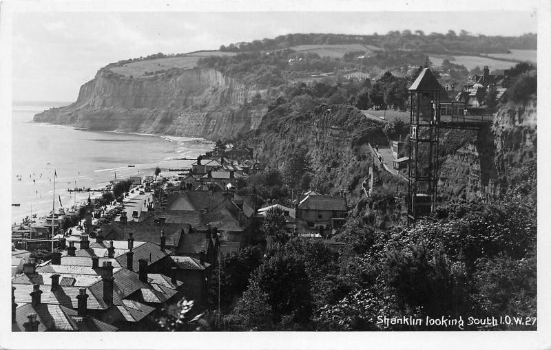 BR62762 shanklin looking south isle of wight real photo  uk