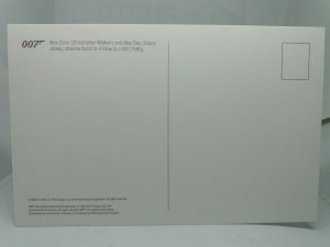 James Bond 007 Postcard Christopher Walken Grace Jones A View To a Kill 1985