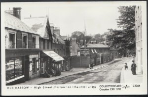 Middlesex Postcard - Old Harrow - High Street, Harrow-On-The-Hill   Y652