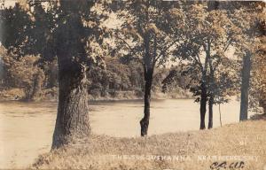 Nichols New York Susquehanna River Real Photo Antique Postcard K37900