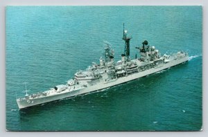 USS Little Rock  CLG-4  Light Cruiser  Guided Missile  US Navy    Postcard