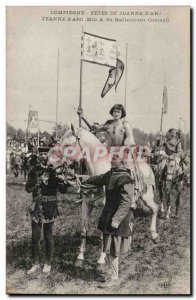 Old Postcard Compiegne festivals of Jeanne d & # 39arc (1909) (Miss Baillenco...