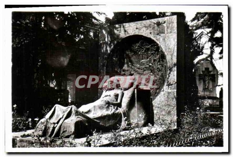 Postcard Modern Family Casati Milan Cimitero Monumentale