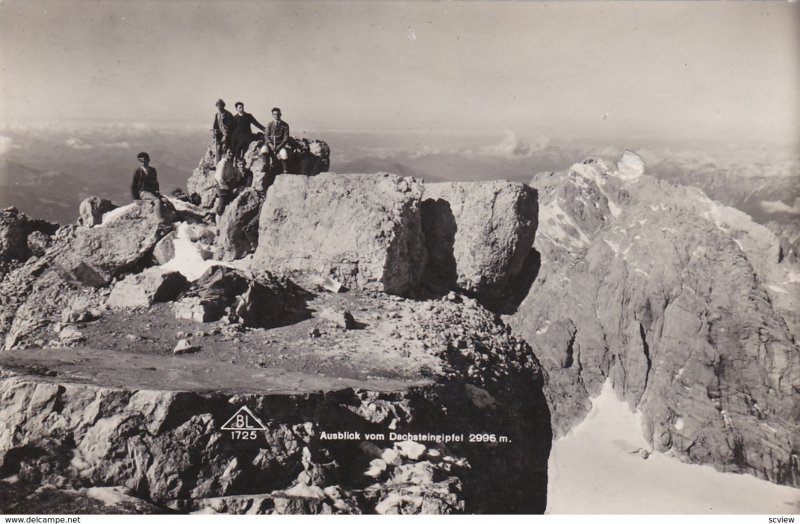 RP: Ausblick vom Dachsteibgipfel , Austria , 1930