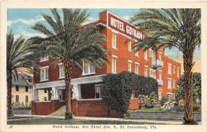 E48/ St Petersburg Florida Postcard c1910 Hotel Gotham Third Ave