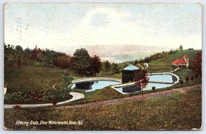 1907 Filtering Beds Ilion Waterworks Ilion New York Nature View Posted Postcard