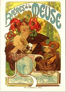 Paintings Mucha Bieres De Meuse